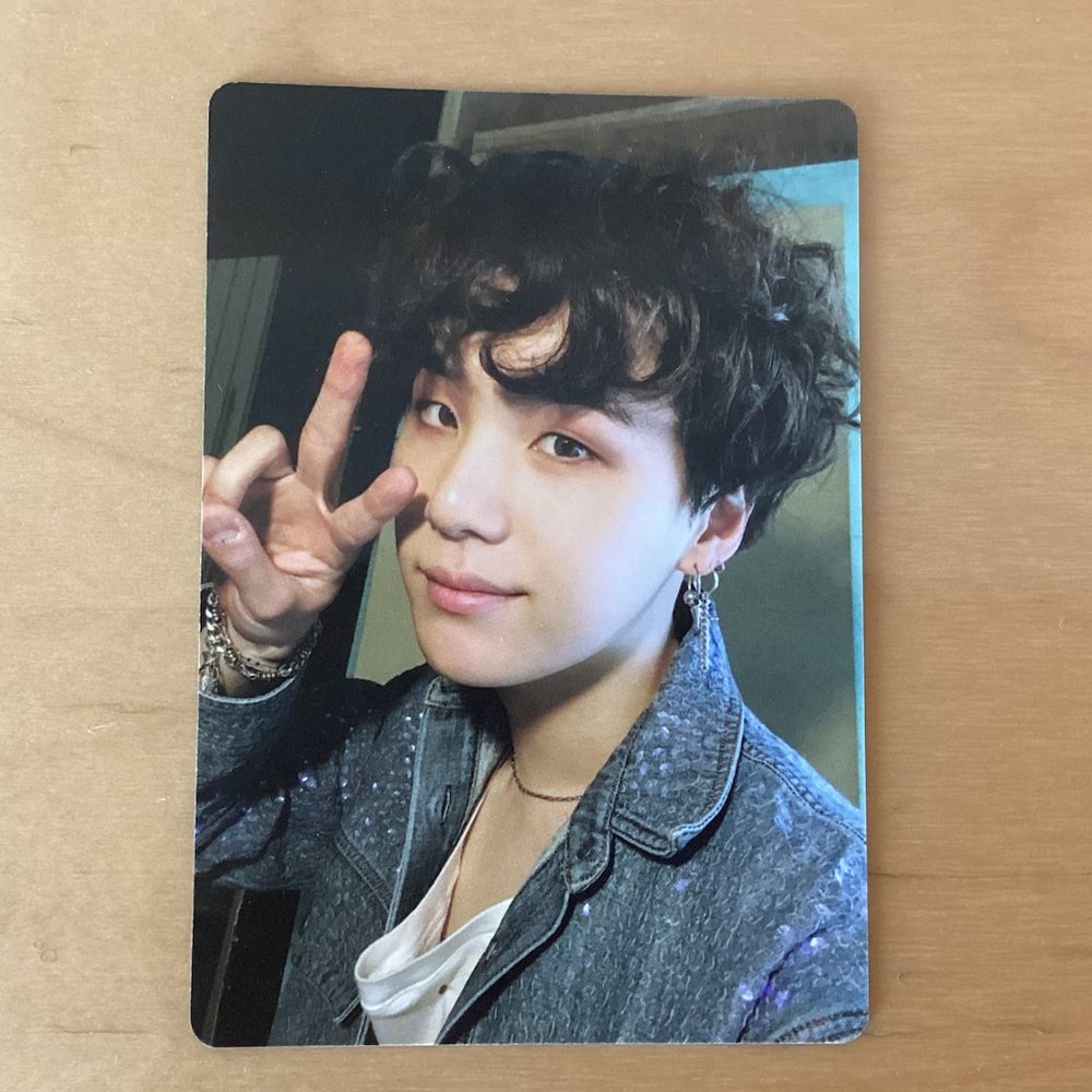 BTS Suga (Min Yoongi) Fake Love Music Video Selfie Photocard
